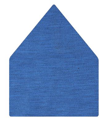 Tiekart men blue plain solids  pocket square