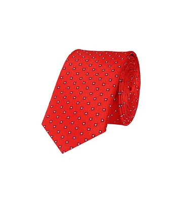 Tiekart men red skinny slim tie