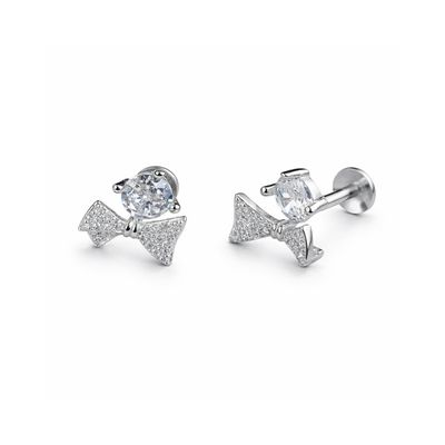 Lover’s Knot Pavé Studs