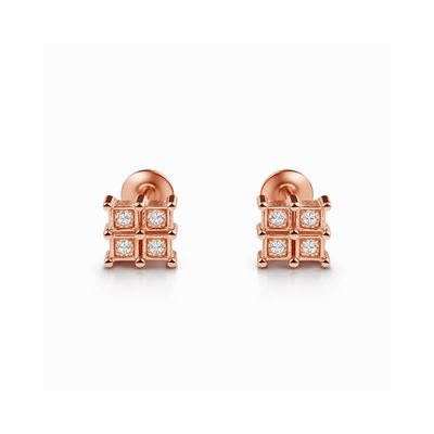 Modern Muse Pavé Studs