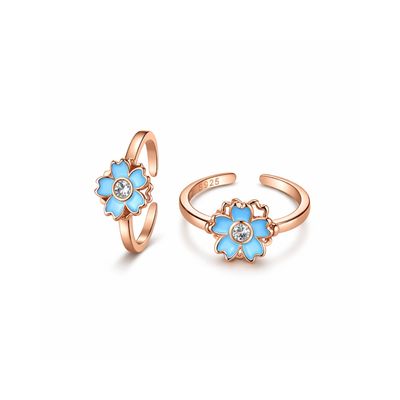 Nature’s Flutter Enamel Ring