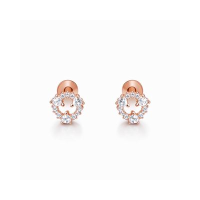 Soft Whisper Rose Studs