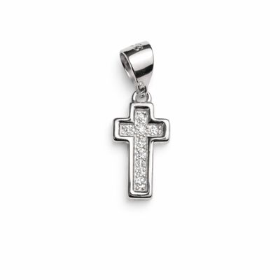 The Classic Pave-Stone Cross Pendant
