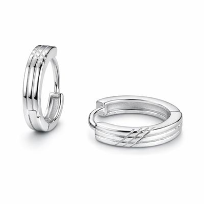 The Linear Parallel Groove Hoop Bali