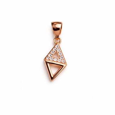 The Modern Geometric Pyramid Pendant