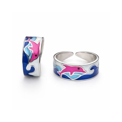 The Ocean Wave Dolphin Ring