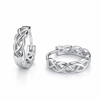 The Sleek Twisted Contour Hoop