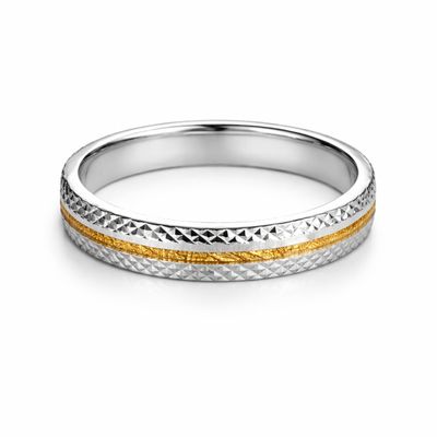 The Textured Gilded Edge Band