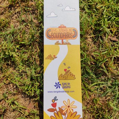 Love Knows no Boundaries bookmark
