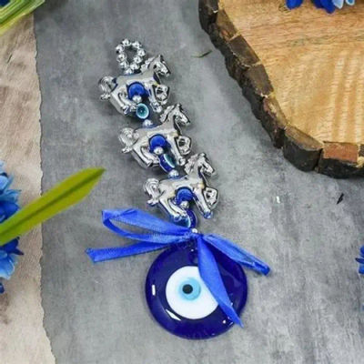 Evil Eye Horse Wall Hanging Protection Amulet