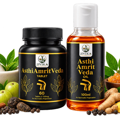 Asthi Amrit Veda Tablet & Oil Combo