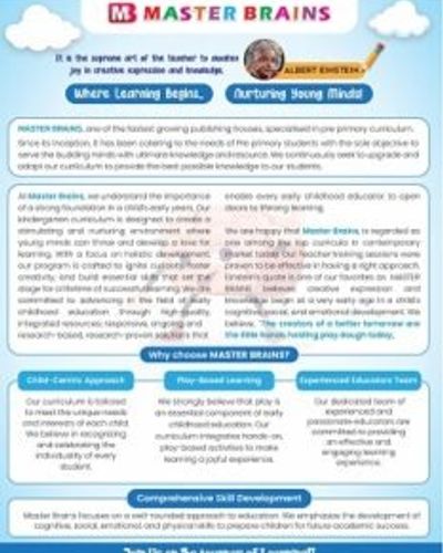MASTER BRAINS PRE PRIMARY BOOKS