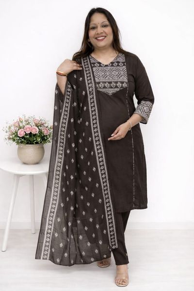 Pure cotton  3 piece suit 