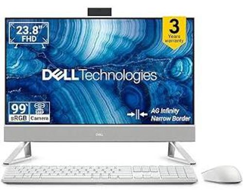 Dell Inspiron 24 5430 All-in-One Desktop | Intel Core i5-1334U 13th Gen | 8GB RAM | 512GB SSD | 23.8" FHD | Windows 11 SL | MS Office | Black | 3-Year Warranty