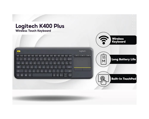 Logitech K400 Plus Wireless Touch Keyboard