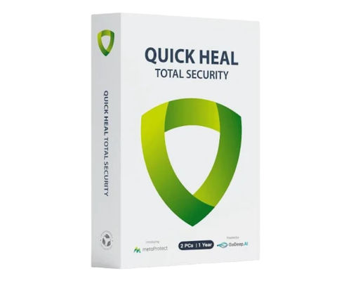 Quick Heal Total Security (2 Devices / 1 Year) with AntiFraud.AI