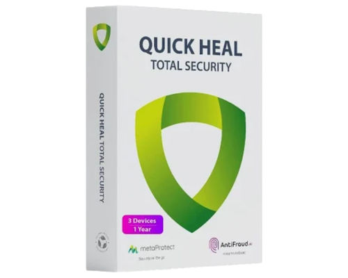 Quick Heal Total Security (3 Devices / 1 Year) with AntiFraud.AI