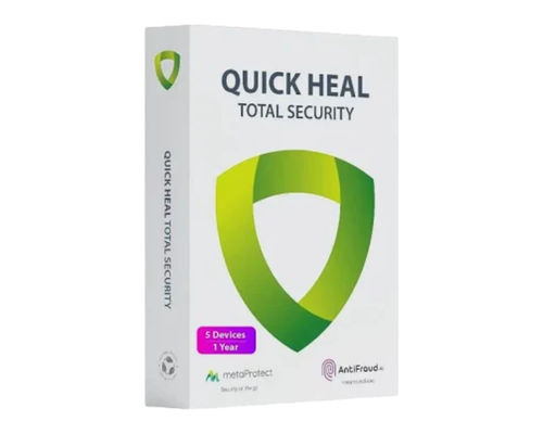 Quick Heal Total Security (5 Devices / 1 Year) with AntiFraud.AI