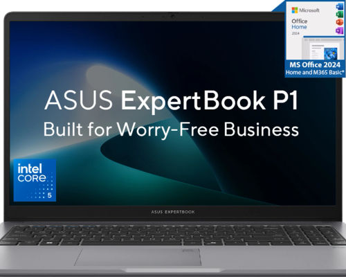 ASUS Expertbook P1 with 1 Yr ADP Intel Core i3 13th Gen 1315U - (16 GB/512 GB SSD/Windows 11 Home) P1503CVA-S71074WS Thin and Light Laptop (15.6 Inch, Misty Grey, 1.62 Kg, With MS Office)