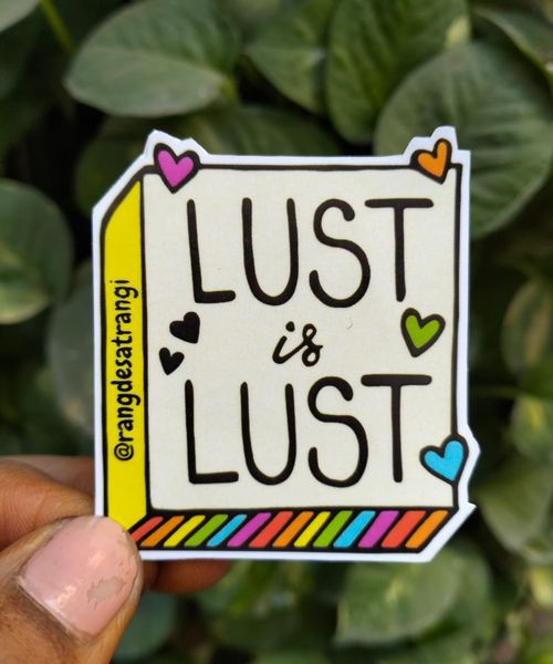 Lust is Lust Sticker 