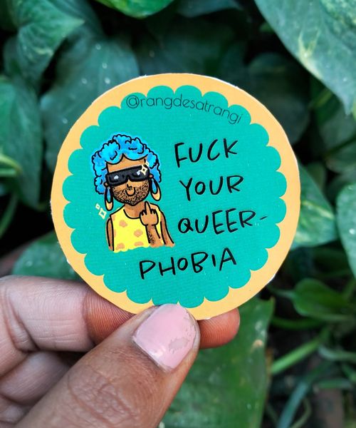 Fuck your Queer Phobia Stiucker 