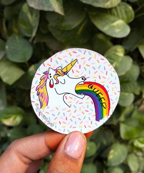 Queer Unicorn  Sticker 