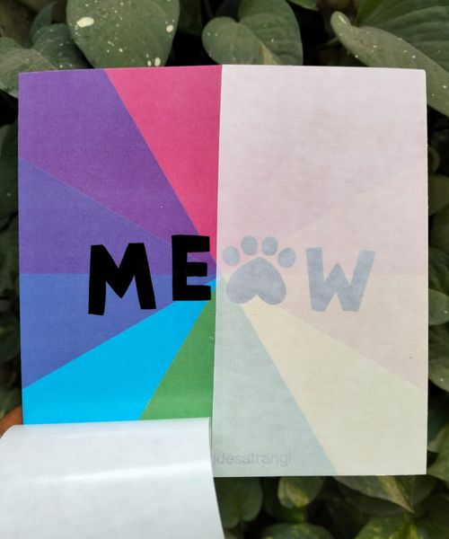 Meow Car sticker 