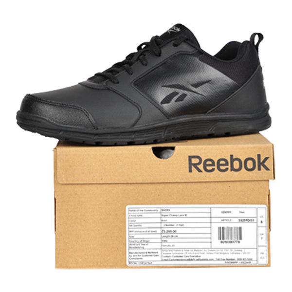 Reebok Laces Black- 7US to 13US