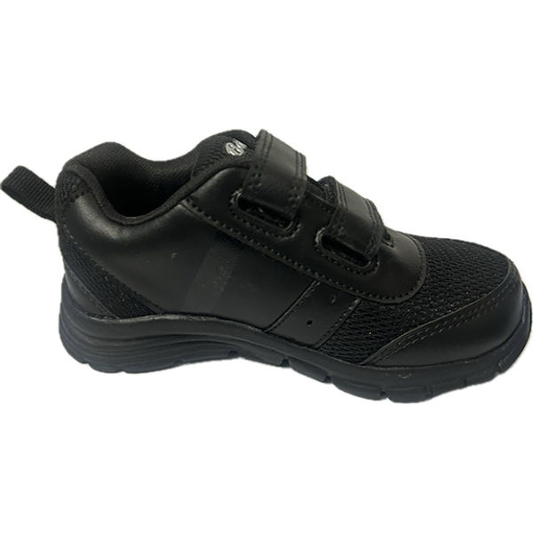 Bata Stride Velcro Black- UK2 to UK5