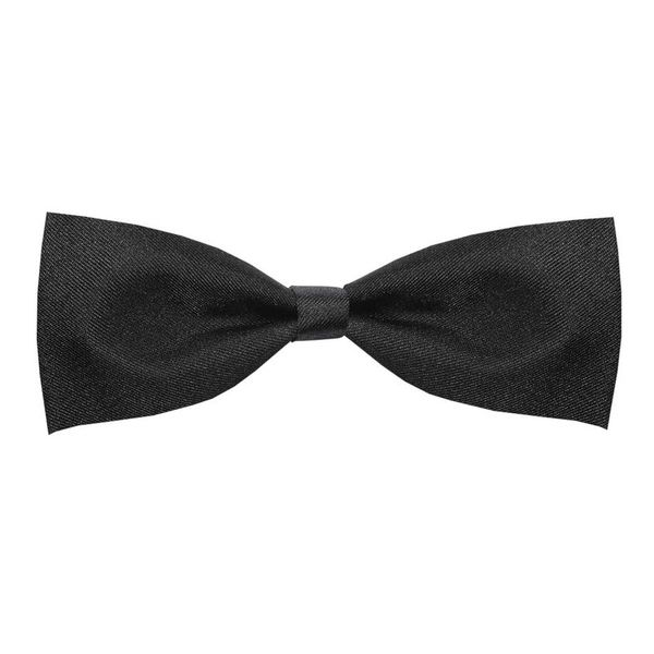 Tiekart men black plain solids knotted bow tie Tiekart men black plain solids knotted bow tie