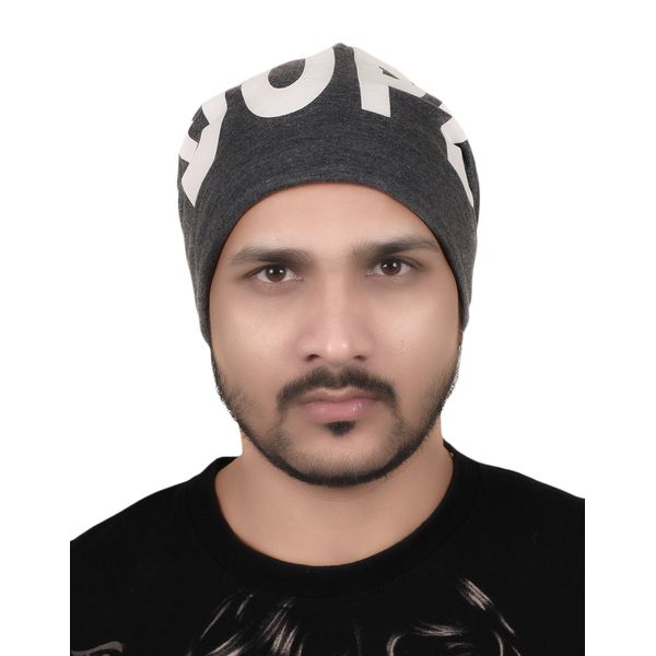 Tiekart men grey beanie winter cap Tiekart men grey beanie winter cap