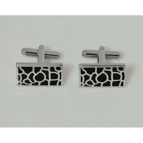 Tiekart men black stone embedded cufflink Tiekart men black stone embedded cufflink