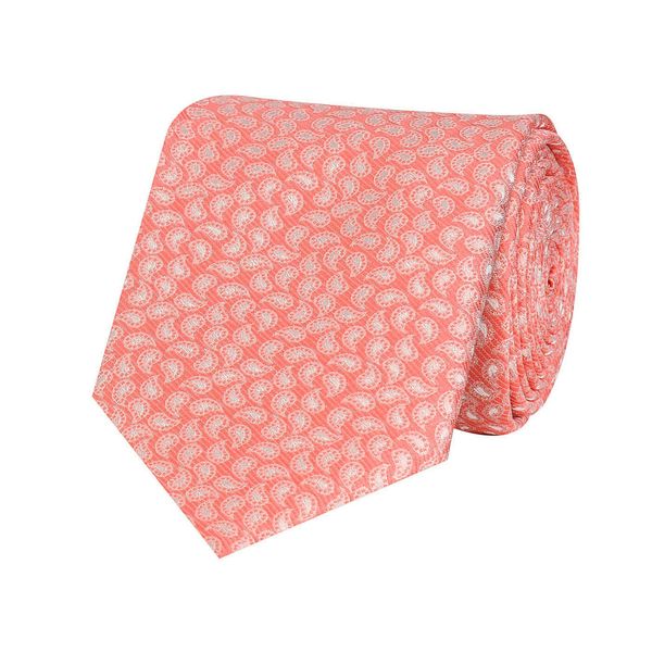 Tiekart men peach paisley tie Tiekart men peach paisley tie