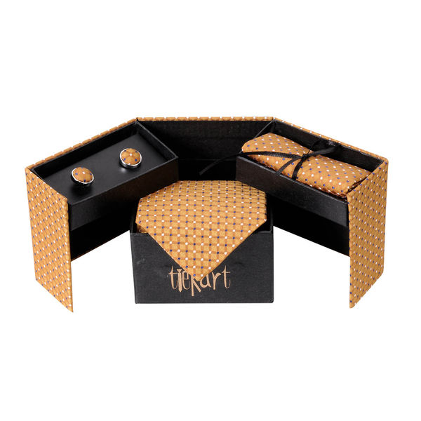 Gift Set-Tie+cufflinks+pocket square combo Gift Set-Tie+cufflinks+pocket square combo