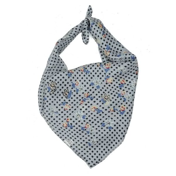 Tiekart men blue silk scarf Tiekart men blue silk scarf