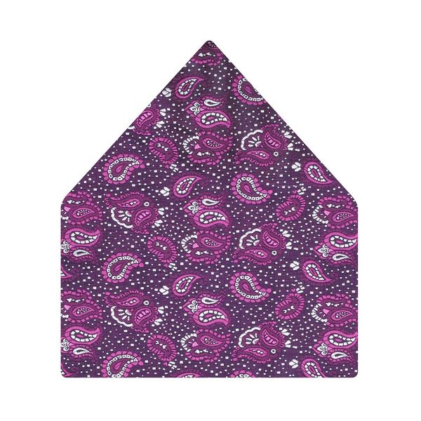 Tiekart men purple paisley pocket square Tiekart men purple paisley pocket square