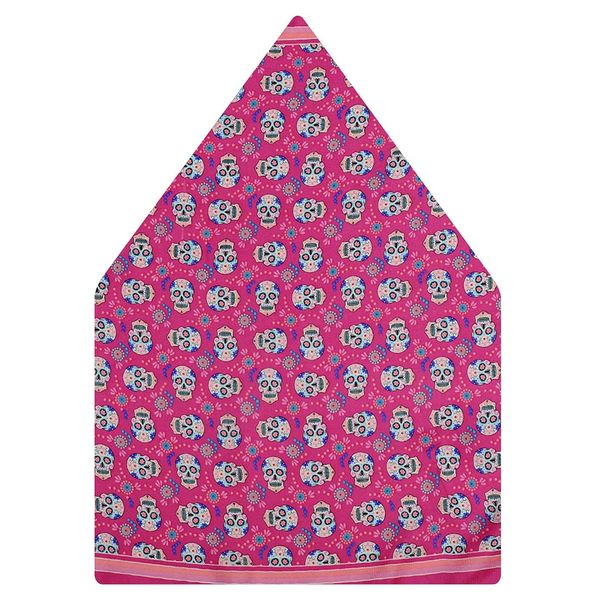 Tiekart men pink printed silk pocket square Tiekart men pink printed silk pocket square