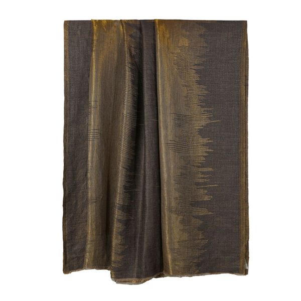 Pashmina shimmer shawl - Black/Gold