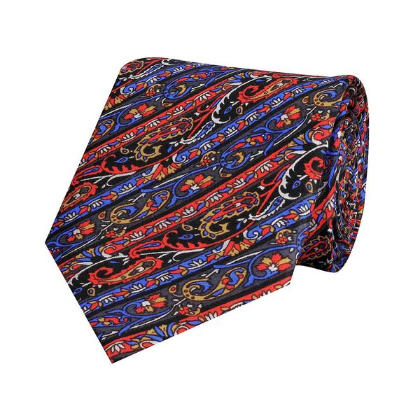 Tiekart men multi printed silk tie Tiekart men multi printed silk tie