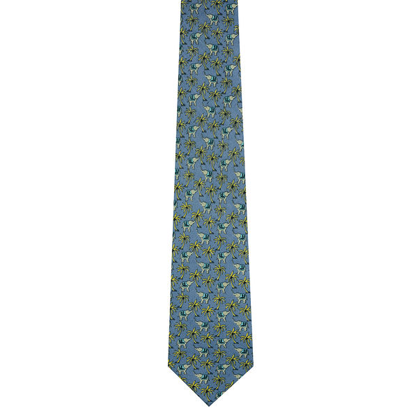 Tiekart men blue ethnic silk tie Tiekart men blue ethnic silk tie