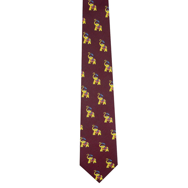 Tiekart men red ethnic silk tie Tiekart men red ethnic silk tie