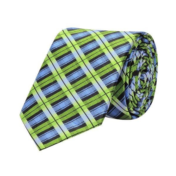 Tiekart men multi striped woven silk tie