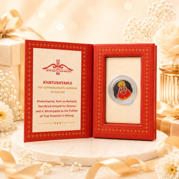 Khatu Shyam ji  999 silver 1 gm coin gifting hamper