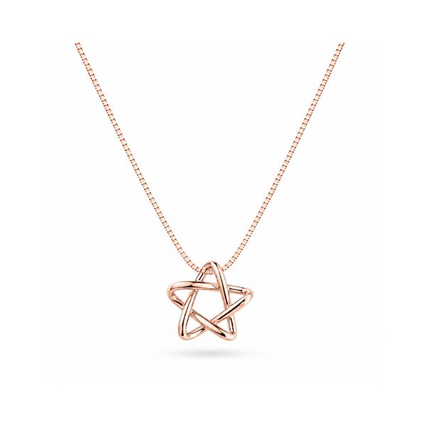 Modern Vertex Star Necklace
