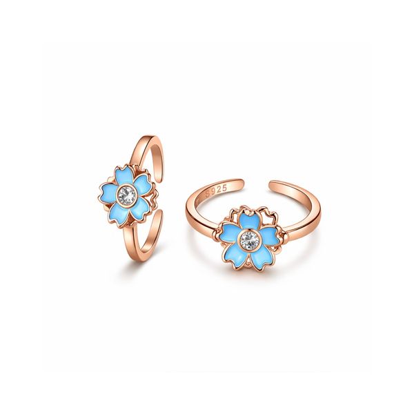 Nature’s Flutter Enamel Ring