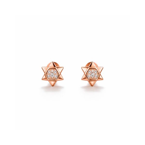 Sunset Glow Minimalist Studs