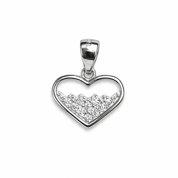 The Crystal-Fill Radiant Heart Pendant