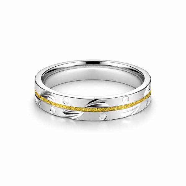 The Golden Flow Brushed Band