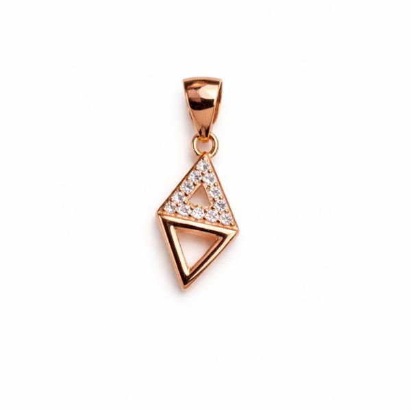 The Modern Geometric Pyramid Pendant