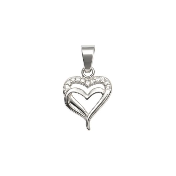 The Openwork Heart Silhouette Pendant
